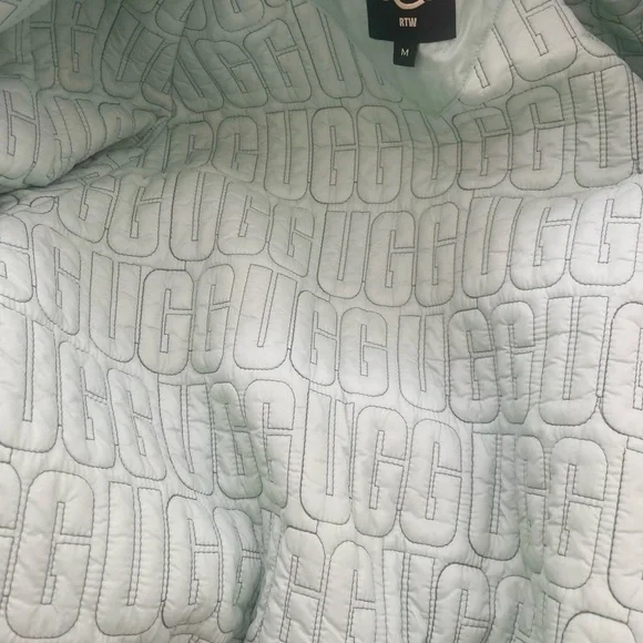 UGG Gray Teddy Jacket Plush Oversized Design - Picture 5 of 7